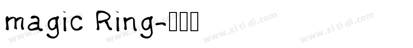 magic Ring字体转换